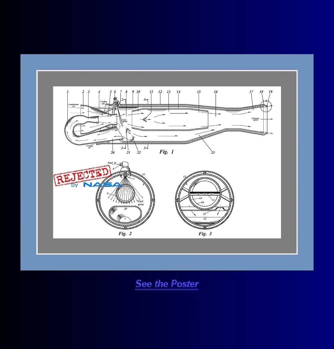Landscape poster: Rejected by NASA by Larry Cottrill